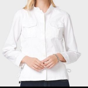 Westport Canvas White Jacket